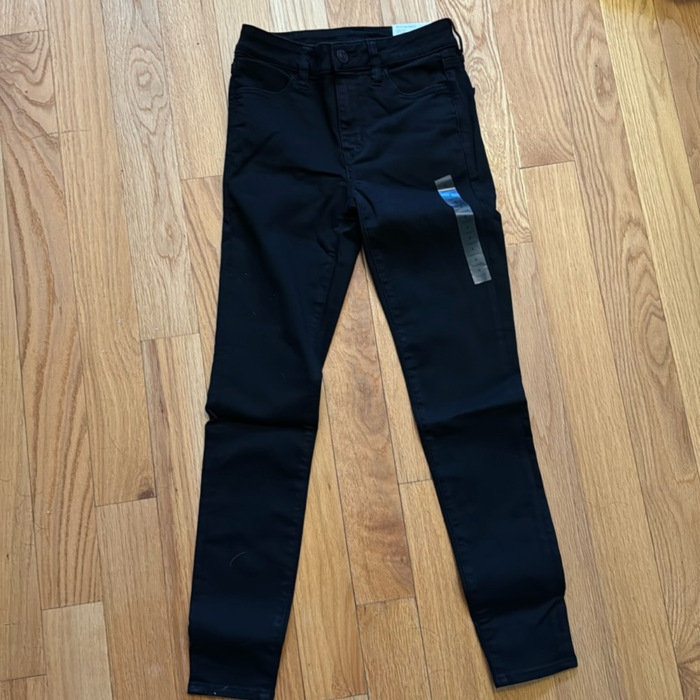 American Eagle Black Jeggings NWT